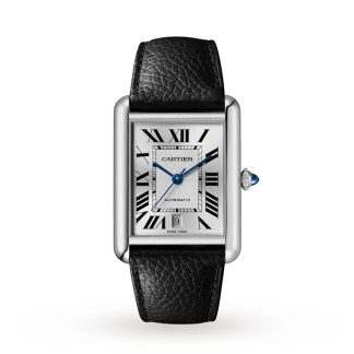Cartier Tank Must Extra-Large Model Automatic Movement Steel Leather WSTA0040