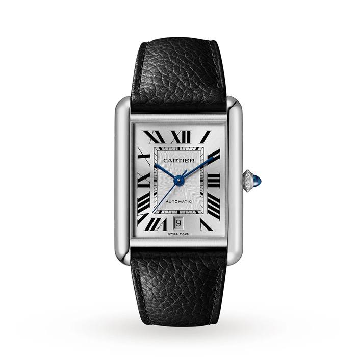 Cartier Tank Must Extra-Large Model Automatic Movement Steel Leather WSTA0040
