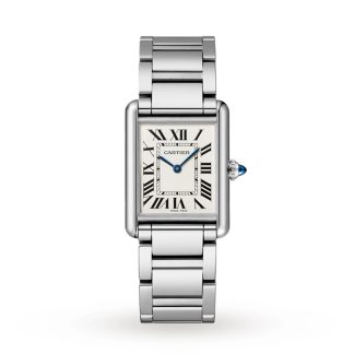 Cartier Tank Must Large Model Quartz Movement Steel 33.7mm X 25.5mm WSTA0052