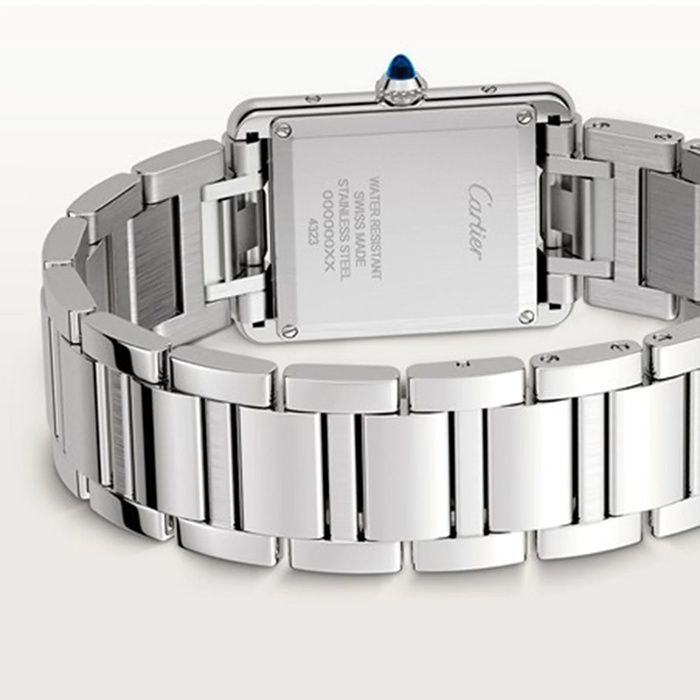 Cartier Tank Must Large Model Quartz Movement Steel 33.7mm X 25.5mm WSTA0052 - Image 4