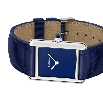 Cartier Tank Must Watch Large Model High Autonomy Quartz Movement Steel Case WSTA0114 - Image 4