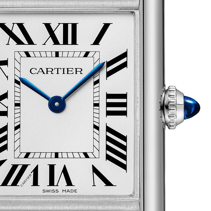 Cartier Tank Must Watch Large Model Photovoltaic SolarBeat™ Movement Steel Case WSTA0092 - Image 4