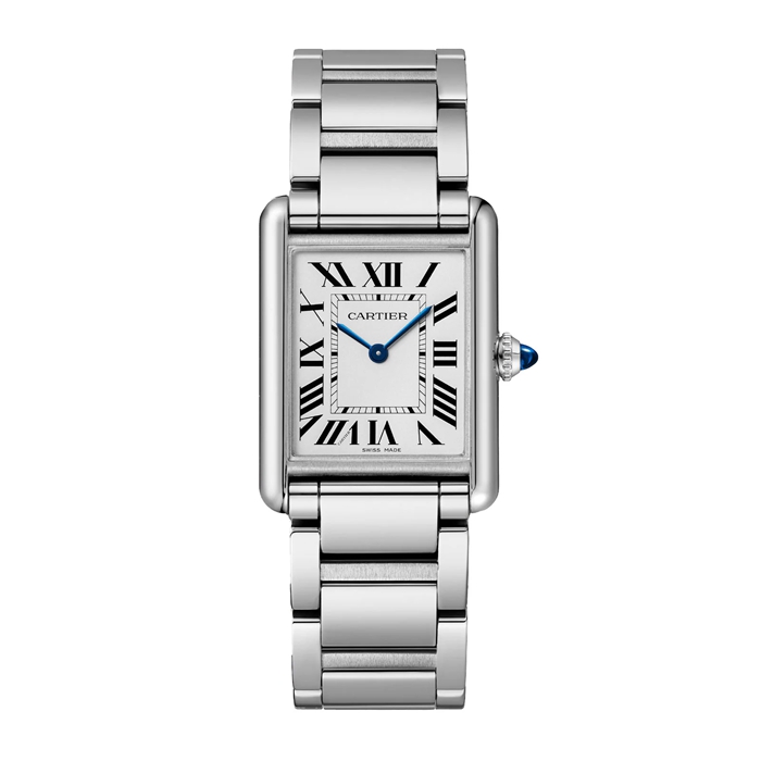Cartier Tank Must Watch Large Model Photovoltaic SolarBeat™ Movement Steel Case WSTA0092