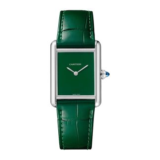 Cartier Tank Must Watch Large Model Quartz Movement Steel Case WSTA0115