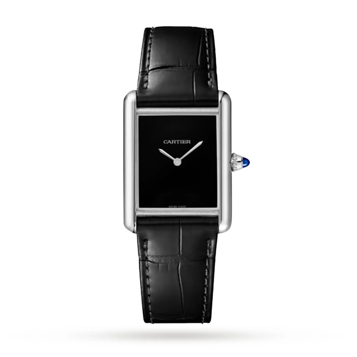Cartier Tank Must Watch Large Model Quartz Movement Steel WSTA0072