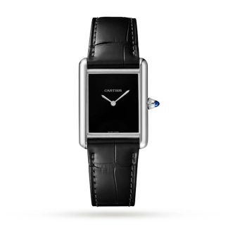 Cartier Tank Must Watch Large Model Quartz Movement Steel WSTA0108