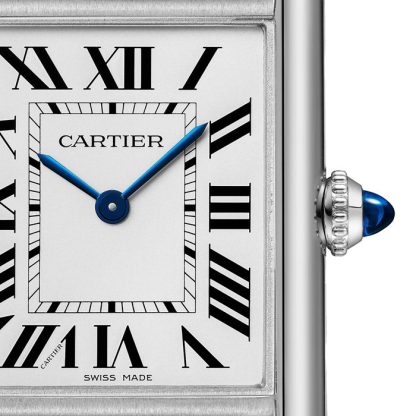 Cartier Tank Must Watch Large Model SolarBeat Photovoltaic Movement Steel Case WSTA0120 - Image 2