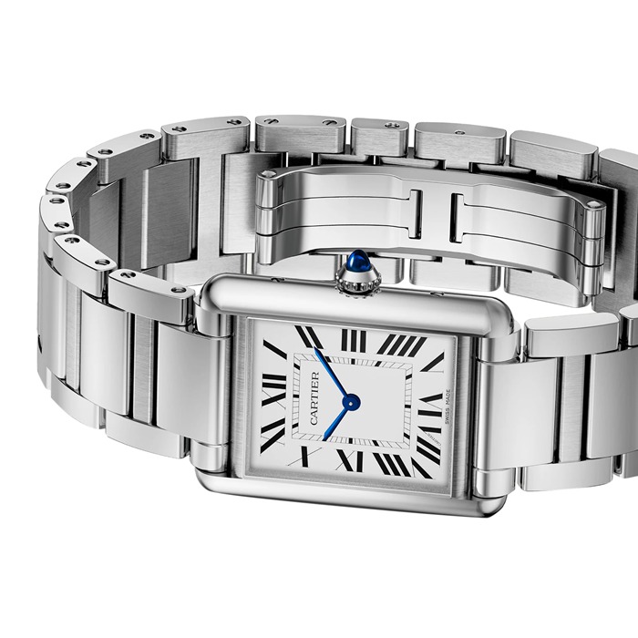 Cartier Tank Must Watch Large Model SolarBeat Photovoltaic Movement Steel Case WSTA0122 - Image 3