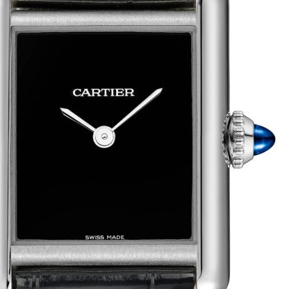 Cartier Tank Must Watch Small Model Quartz Movement Steel Case WSTA0071 - Image 5