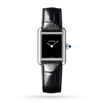 Cartier Tank Must Watch Small Model Quartz Movement Steel Case WSTA0071