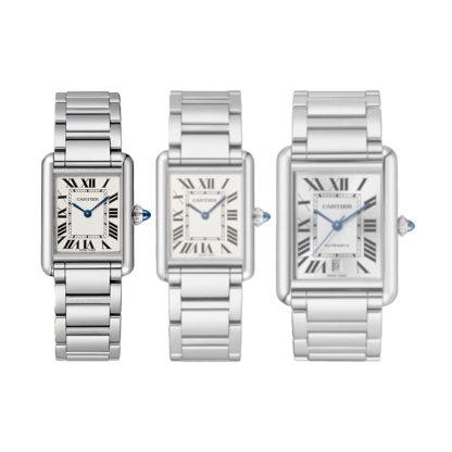 Cartier Tank Must Watch Small Model Quartz Movement Steel Case WSTA0107 - Image 4