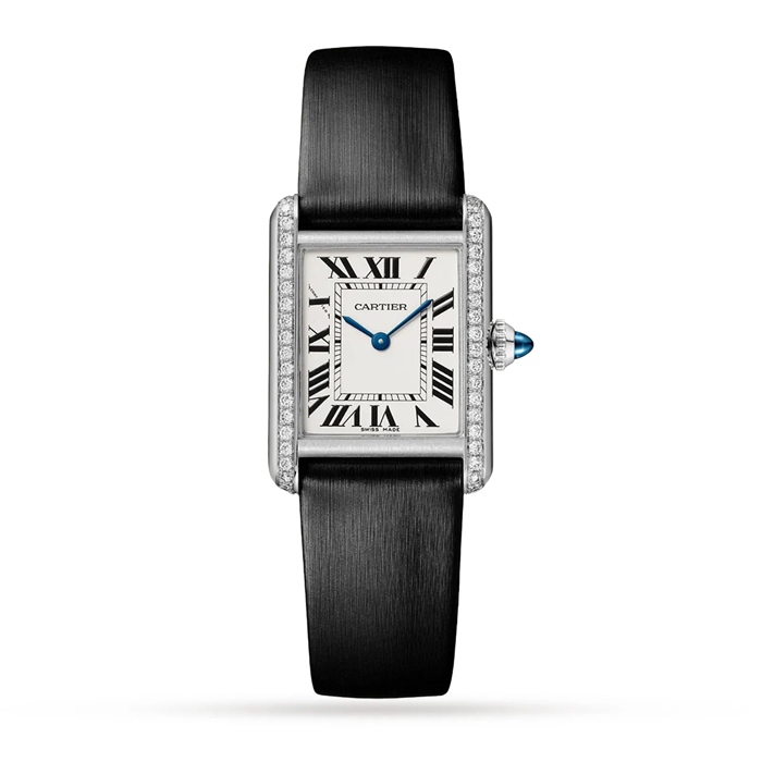 Cartier Tank Must Watch Small Model Quartz Movement Steel W4TA0016