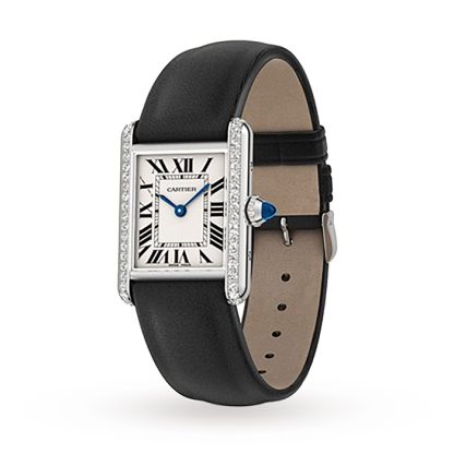 Cartier Tank Must Watch Small Model Quartz Movement Steel W4TA0031 - Image 2