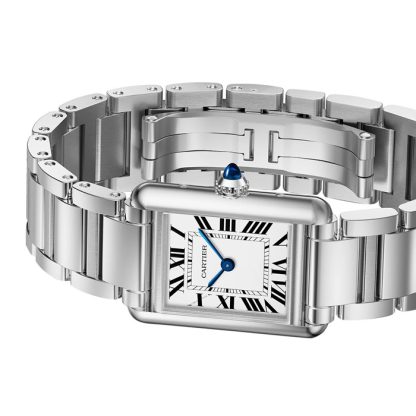 Cartier Tank Must Watch Small Model SolarBeat Photovoltaic Movement Steel Case WSTA0121 - Image 3