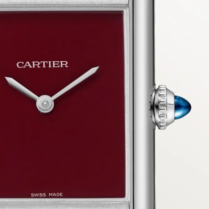 Cartier Tank Must watch large model High Autonomy quartz movement Steel case WSTA0113 - Image 2