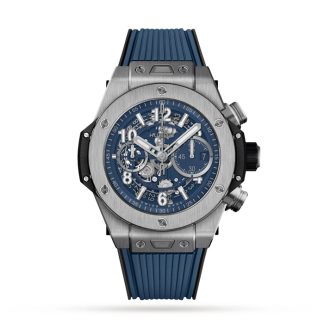 Hublot Big Bang Unico Titanium Blue 44mm Mens Watch 421.NX.5170.RX