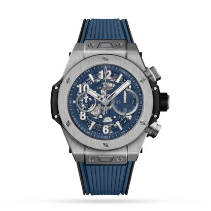 Hublot Big Bang Unico Titanium Blue 44mm Mens Watch 421.NX.5170.RX