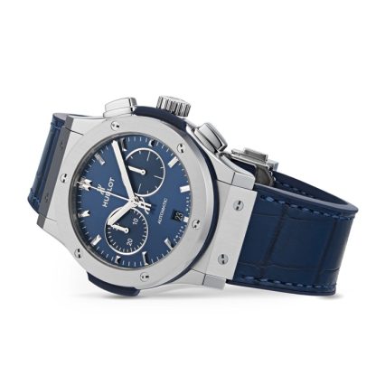 Hublot Classic Fusion Blue Chronograph Titanium 42mm 541.NX.7170.LR - Image 2
