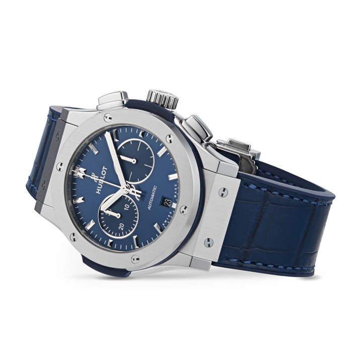 Hublot Classic Fusion Blue Chronograph Titanium 42mm 541.NX.7170.LR - Image 2