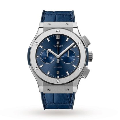 Hublot Classic Fusion Blue Chronograph Titanium 42mm 541.NX.7170.LR