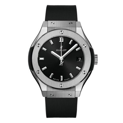 Hublot Classic Fusion Titanium 33mm Watch Black 581.NX.1470.RX