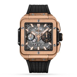 Hublot Square Bang Unico King Gold 42mm Mens Watch 821.OX.0180.RX