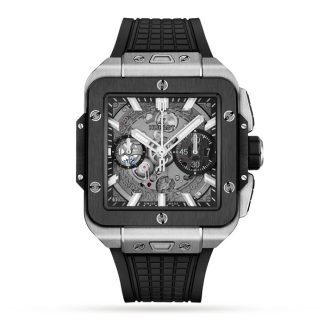 Hublot Square Bang Unico Titanitum Ceramic 42mm Mens Watch 821.NM.0170.RX
