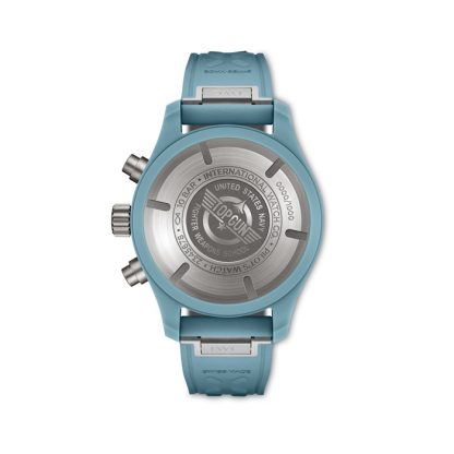 IWC Pilot Automatic Limited Edition 41mm Mens Watch Blue Fabric Strap IW389409 - Image 5