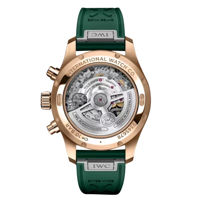 IWC Pilot Chronograph 41mm Mens Watch Green IW388110 - Image 2