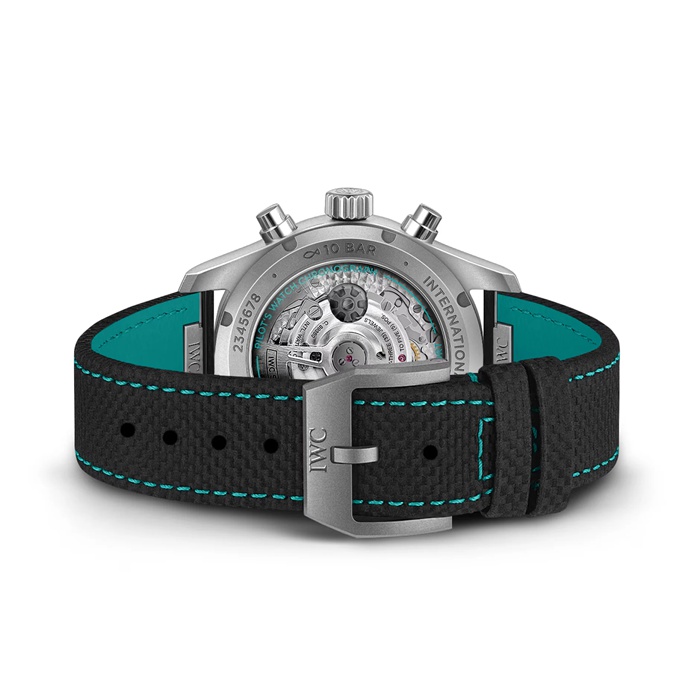 IWC Pilot Chronograph Mercedes AMG Petronas Formula One Team 41mm Mens Watch Black IW388108 - Image 4