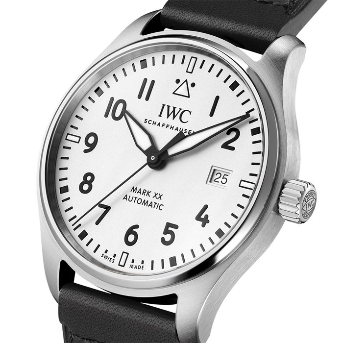 IWC Pilot Mark XX 40mm Mens Watch White IW328207 - Image 3