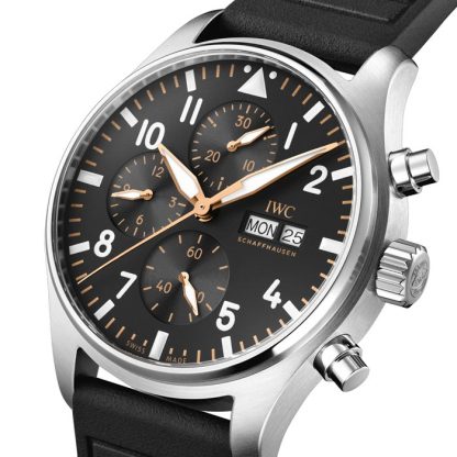 IWC Pilot's Chronograph 43mm APXGP Mens Watch Black IW378009 - Image 3