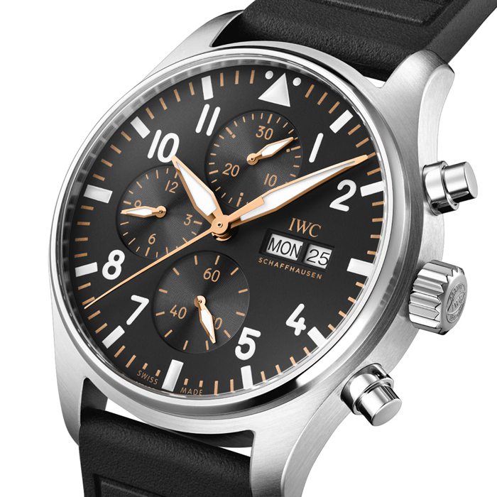 IWC Pilot's Chronograph 43mm APXGP Mens Watch Black IW378009 - Image 3