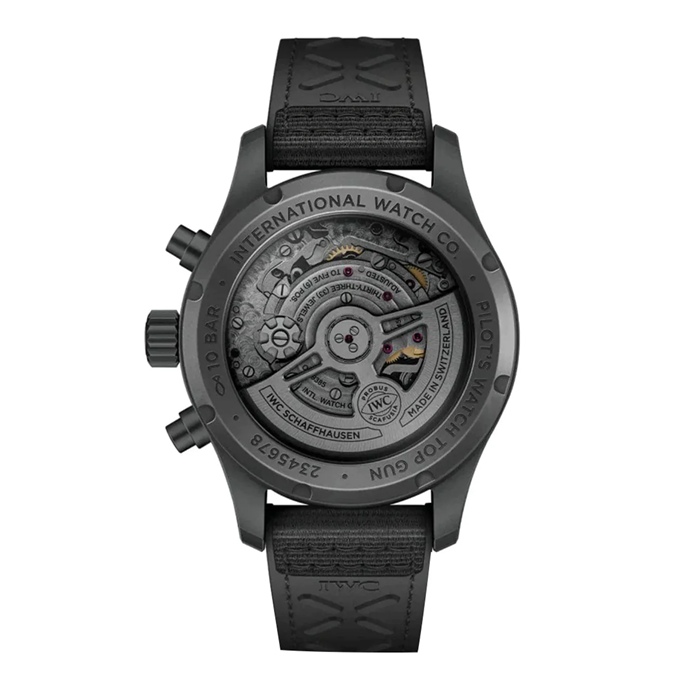IWC Pilot's Chronograph Top Gun Ceratanium 41mm Mens Watch Black IW388106 - Image 2