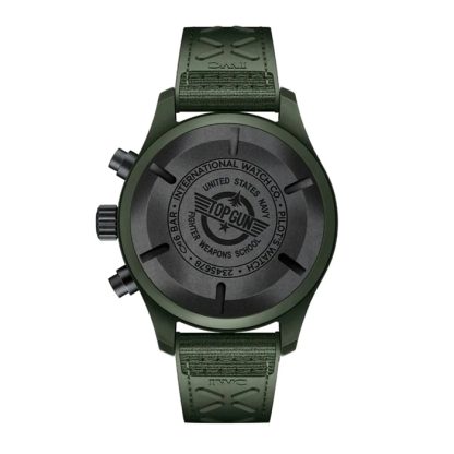 IWC Pilot's Chronograph Top Gun Edition Woodland 44.5mm Mens Watch Green IW389106 - Image 2