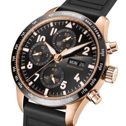 IWC Pilot's Performance Chronograph 41mm Mens Watch Black Rubber IW388309 - Image 2