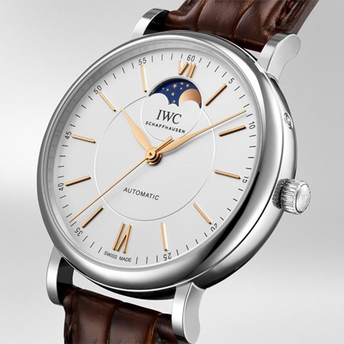 IWC Portofino Automatic Moon Phase 40mm Mens Watch IW459401 - Image 3