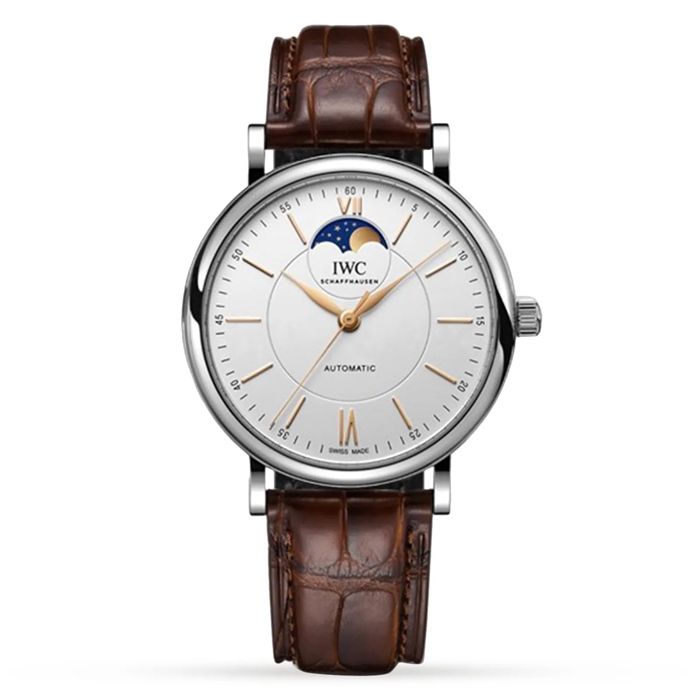 IWC Portofino Automatic Moon Phase 40mm Mens Watch IW459401
