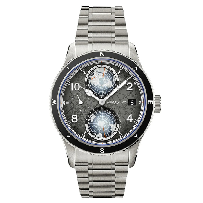 Montblanc 1858 Geoshphere 0 Oxygen The 8000 42mm Mens Watch 130982