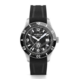 Montblanc 1858 Iced Black Sea 41mm Mens Watch 129372