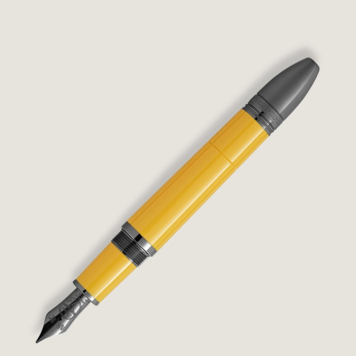 Montblanc Great Characters Enzo Ferrari Special Edition Giallo Modena Fountain Pen 130661 - Image 3