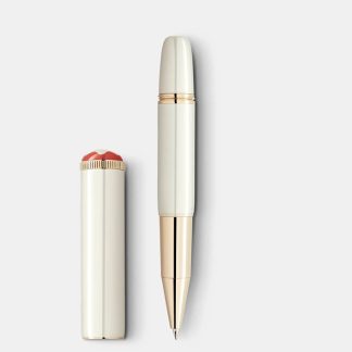 Montblanc Heritage Rouge et Noir Baby Special Edition Ivory-coloured Rollerball 128122