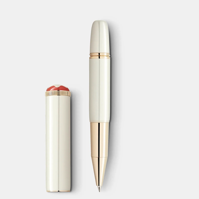 Montblanc Heritage Rouge et Noir Baby Special Edition Ivory-coloured Rollerball 128122