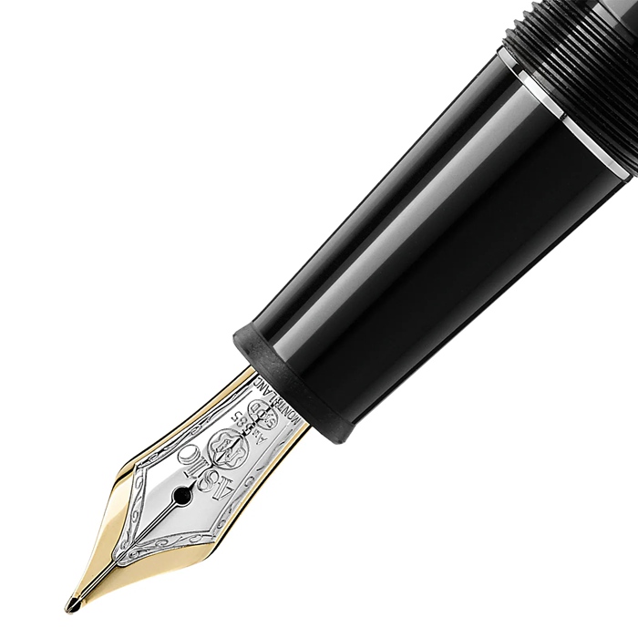 Montblanc Meisterstuck Platinum Coated Fountain Pen 132468 - Image 3