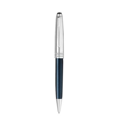 Montblanc Meisterstuck Solitaire Doue Blue Hour Classique Ballpoint Pen 132102 - Image 2