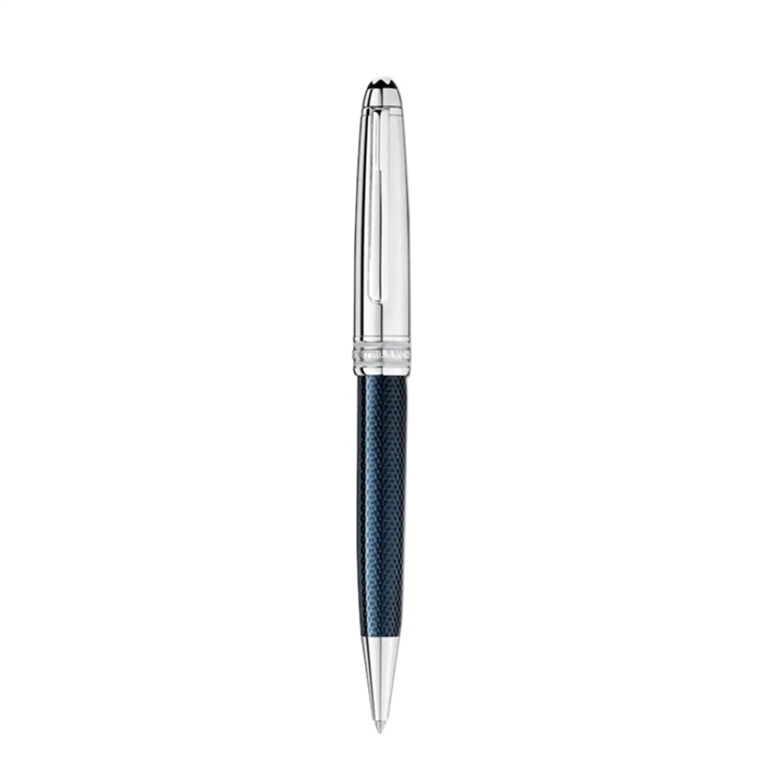 Montblanc Meisterstuck Solitaire Doue Blue Hour Classique Ballpoint Pen 132102 - Image 2