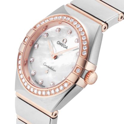 Omega Constellation 28mm Ladies Watch White O13125286055001 - Image 5