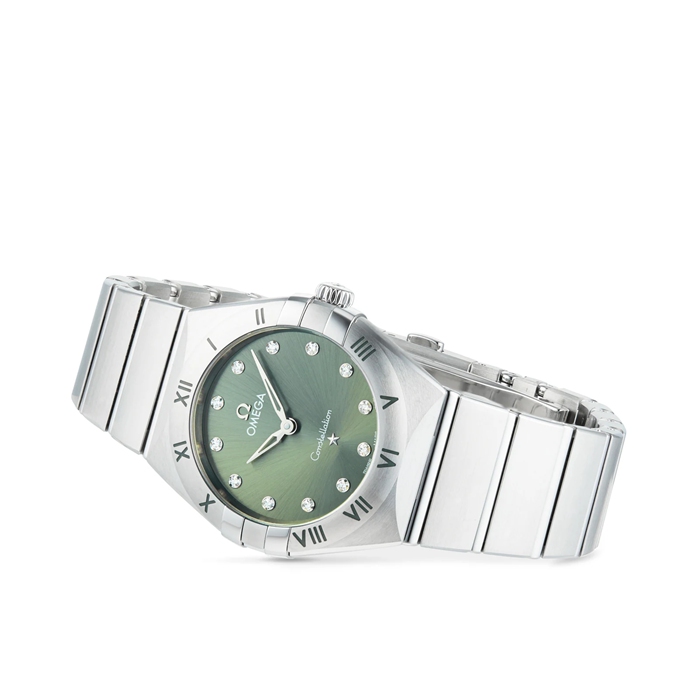 Omega Constellation Co-Axial 28mm Ladies Watch Green O13110286060001 - Image 4