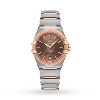 Omega Constellation Co-Axial 36mm Mens Watch Brown O13120362013001