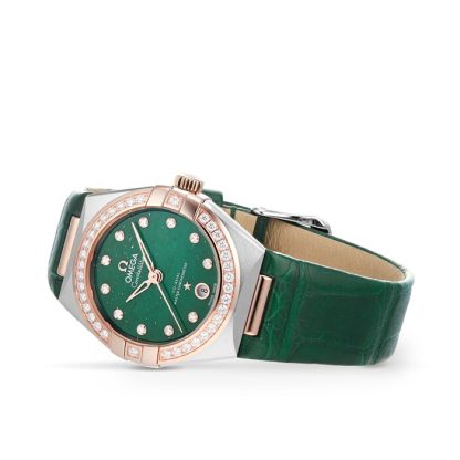 Omega Constellation Co-Axial Master Chronometer 29mm Ladies Watch Green O13128292099001 - Image 3